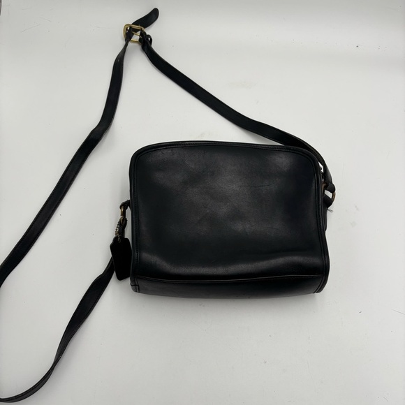 VTG Coach Women’s Black Leather Metropolis 9087 Crossbody Bag - Picture 1 of 5